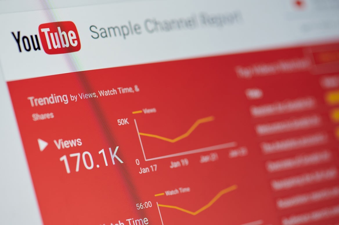 YouTube performance report